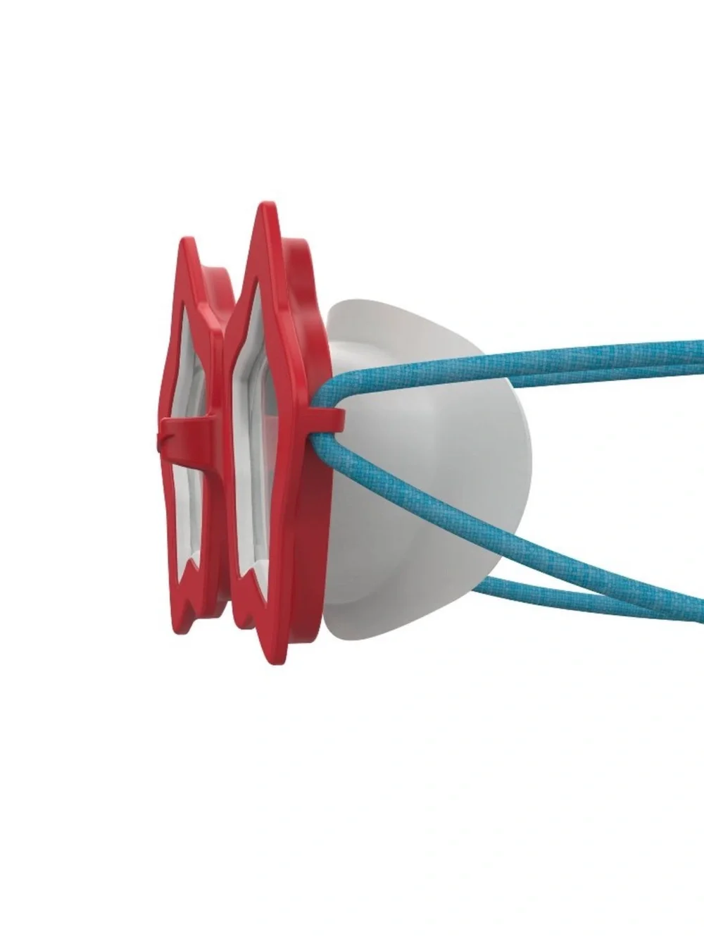 Speedo Kids Star-Shaped Red Swimming Goggles with Bungee Strap